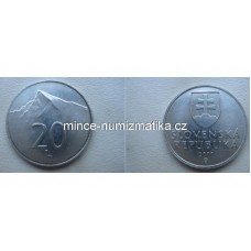 20 halier 2001 RL - Slovensko